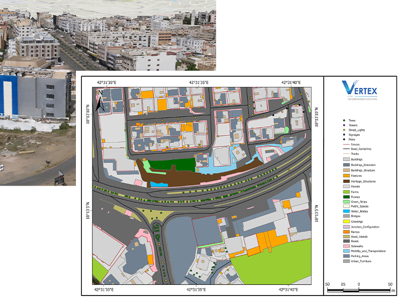 Digital Mapping Production – Abha City, Kingdom of Saudi Arabia